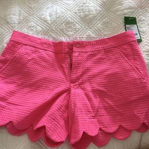 lilly pulitzer scalloped buttercup short